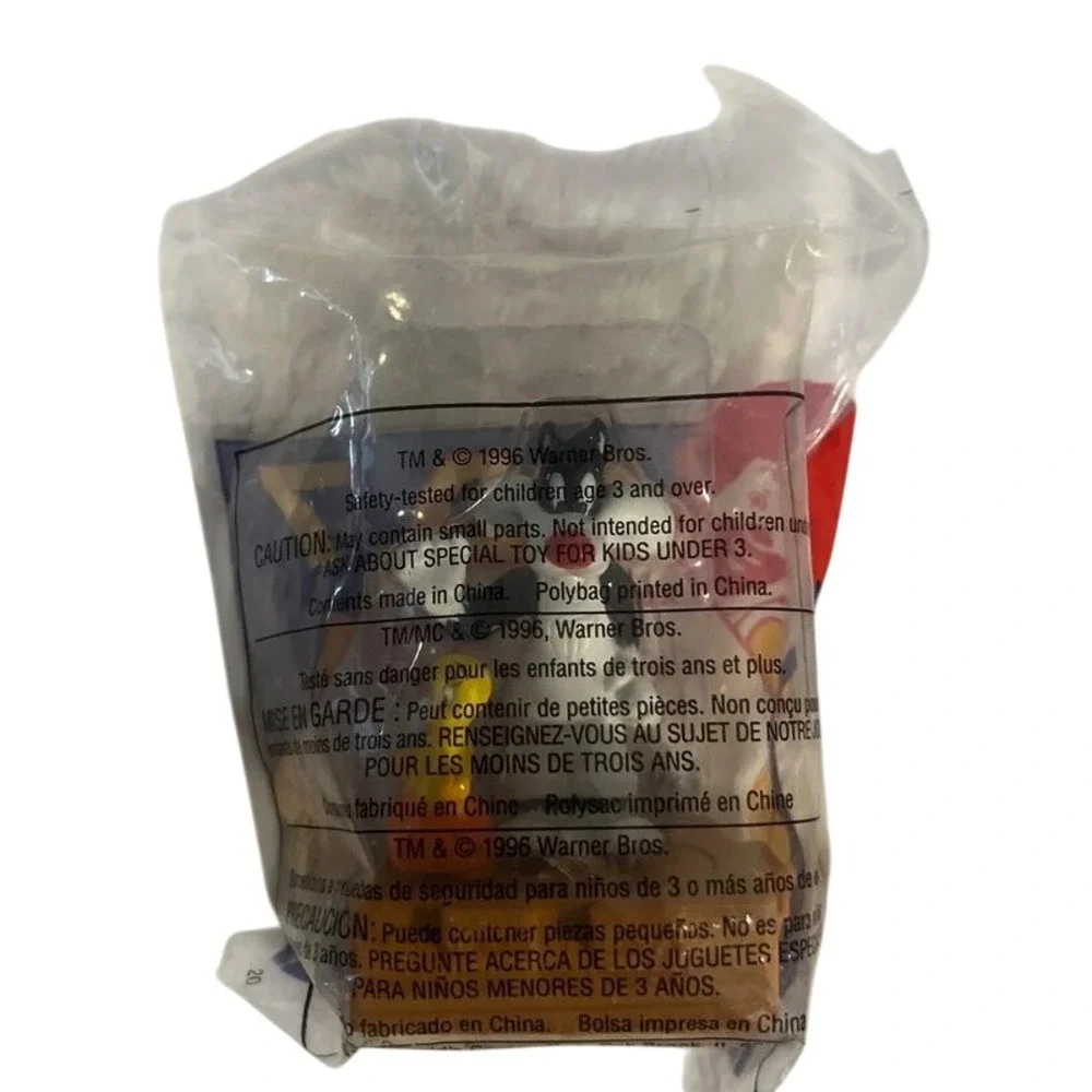 McDonalds Space Jam Sylvester Tweety Toy 1996 Vintage Sealed Happy Meal Figurine
